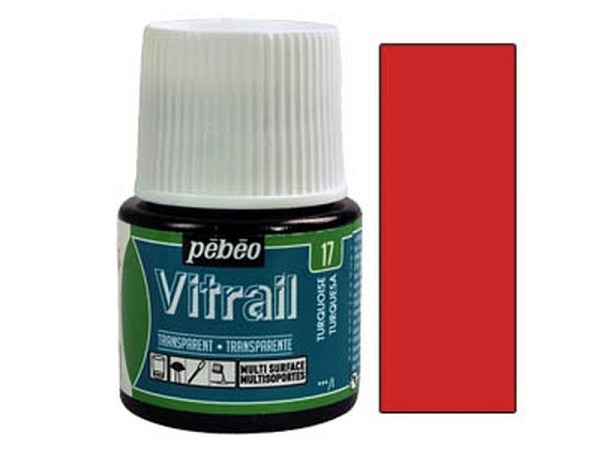 Fensterfarbe Vitrail 45ml karmesinrot