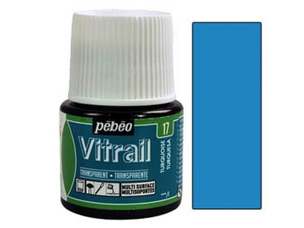 Fensterfarbe Vitrail 45ml kobaltblau