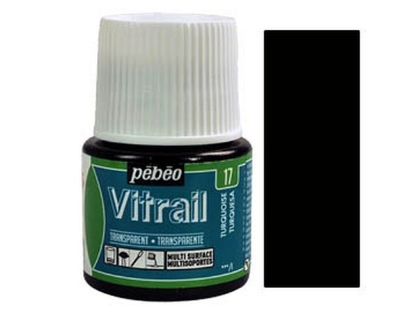 Fensterfarbe Vitrail 45ml schwarz