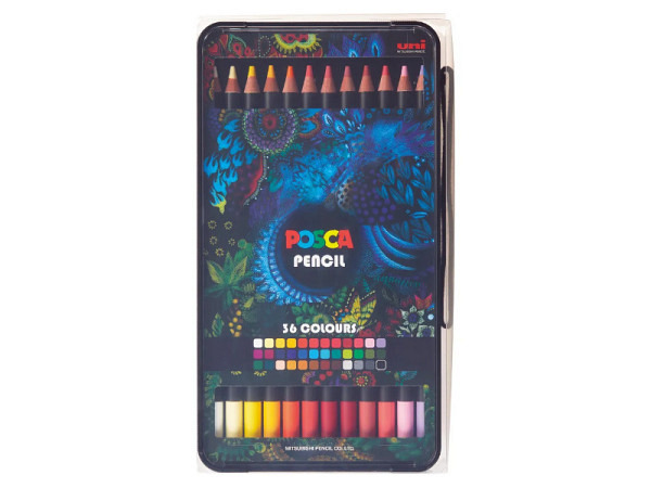 Farbstift Uniball Posca Pencil 36er Set