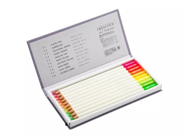Farbstift Tombow Irojiten Neonfarben 10er Set
