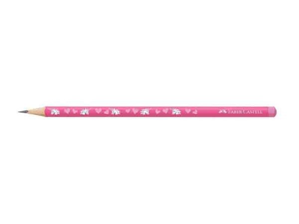Bleistift Faber-Castell Einhorn HB pink, rund