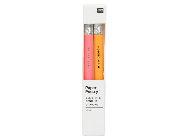 Bleistift Rico Design Set Mini Pink Orange