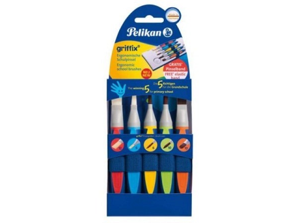 Pinselset Pelikan Griffix Schulpinselstarter-Set