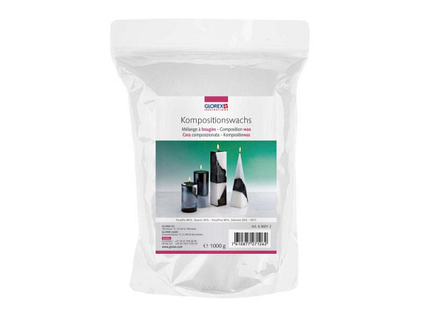 Kerzen Glorex Wachs Kompositionswachs 1kg