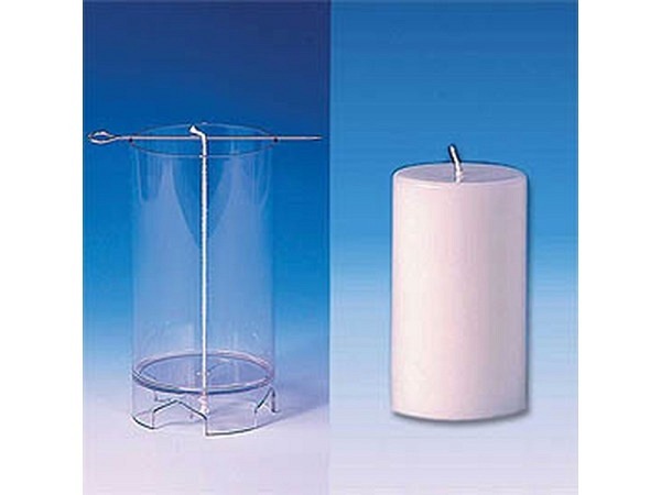 Form Exagon Kerzengiessform Zylinder