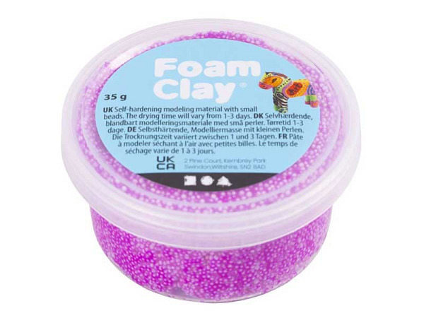 Lufthärtendemasse Creativ Company Foam Clay 35g Helllila