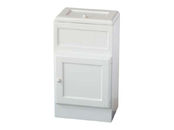 Miniatur Küche Eisschrank 6.5Lx5x11.5cmH weiss