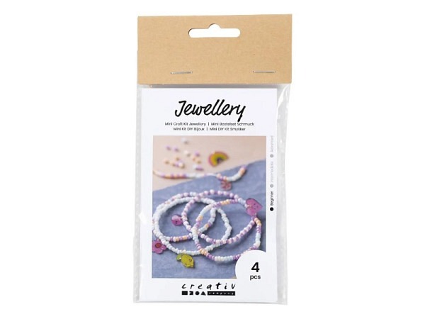 Schmuckset Creativ Company Mini Kreativ Set Armbänder pastell
