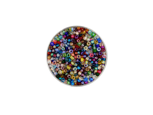 Rocailles Pracht Perlen 2,6mm mix rainbow