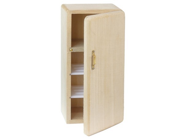 Miniatur Küche Eisschrank 5x6Lx12,5cmH natur