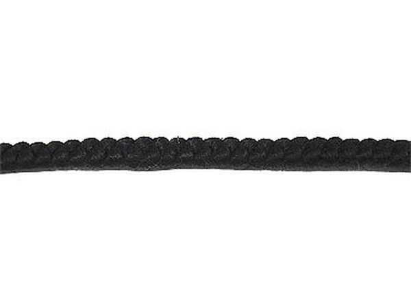 Puppenstube Haare Flechtzopf schwarz