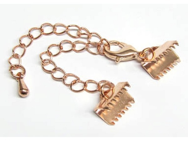 Verschlüsse Klemmverschluss 10mm rosegold 