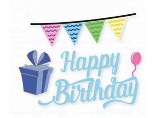 Stanzschablone Sizzix Stanzschablone Happy
