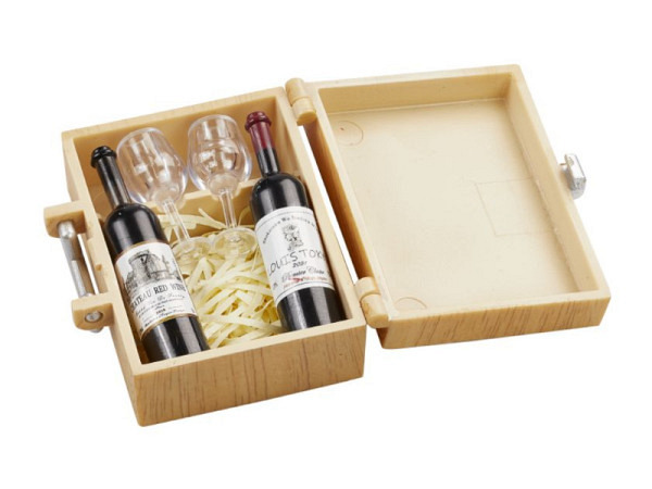Miniatur Küche Weinbox Set 