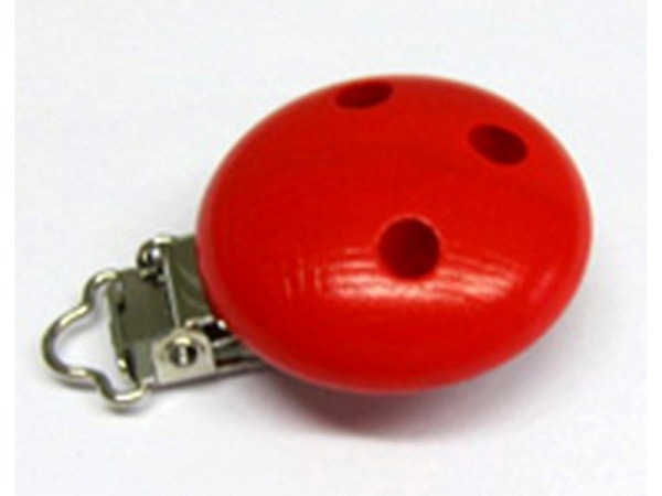 Nuggiclip Ruff Holzclip, rot