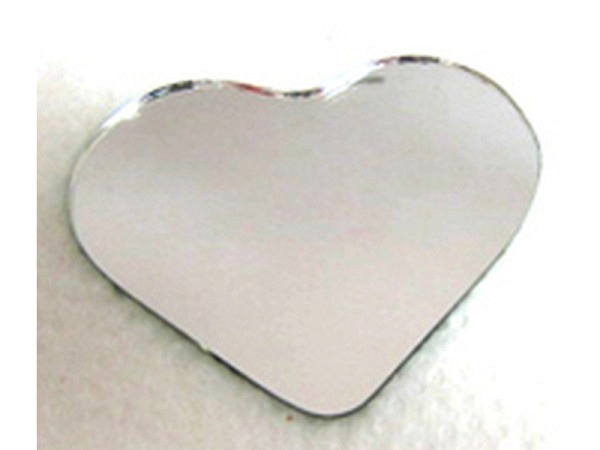 Spiegel Glasspiegel herzförmig 120mm 
