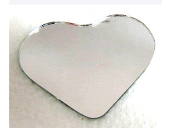 Spiegel Glasspiegel herzförmig 150mm 
