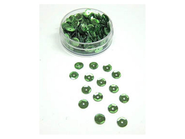 Schüsselpailletten Bottsa Schüsselpailletten 6mm metallic hellgrün