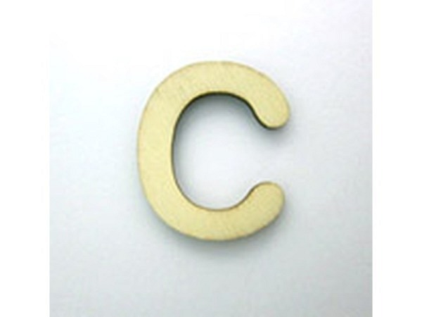 Holzbuchstabe Stafil Buchstabe C