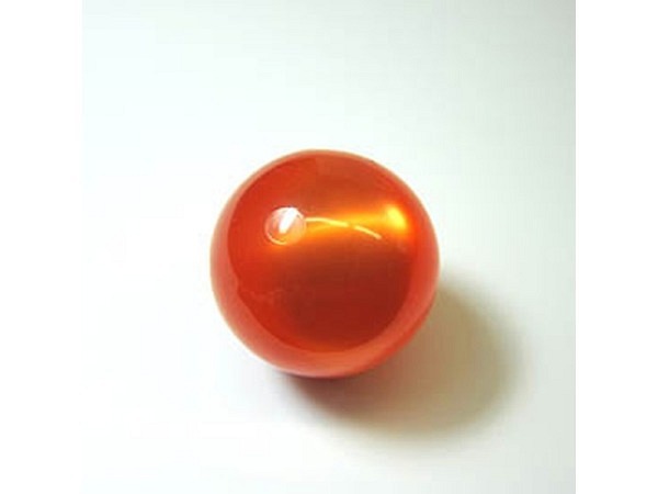 Acrylperlen Bastelpeter Polarisperle orange