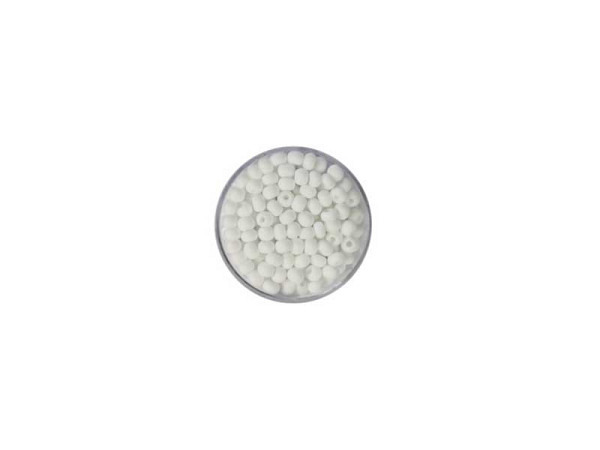 Rocailles Pracht PermaLux 4,5mm weiss matt