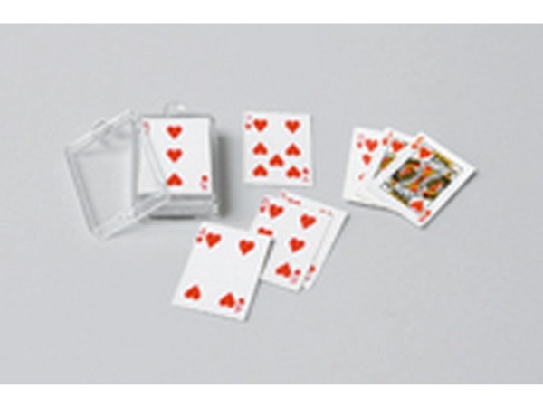 Miniatur Deko Spielkarten französisch 35x25mm