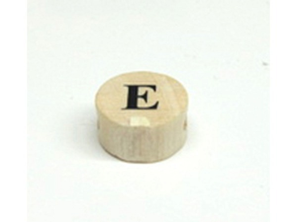 Buchstabenperlen Ruff, Holzrondell Buchstabe