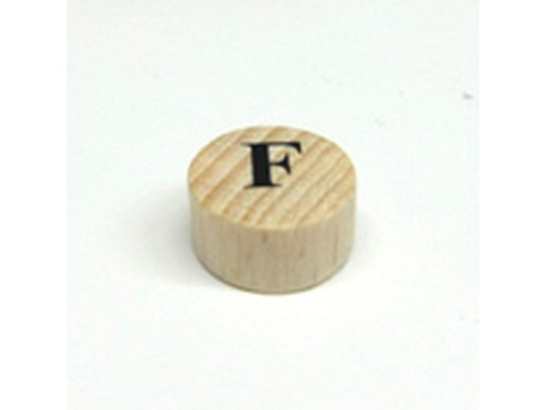 Buchstabenperlen Ruff, Holzrondell Buchstabe