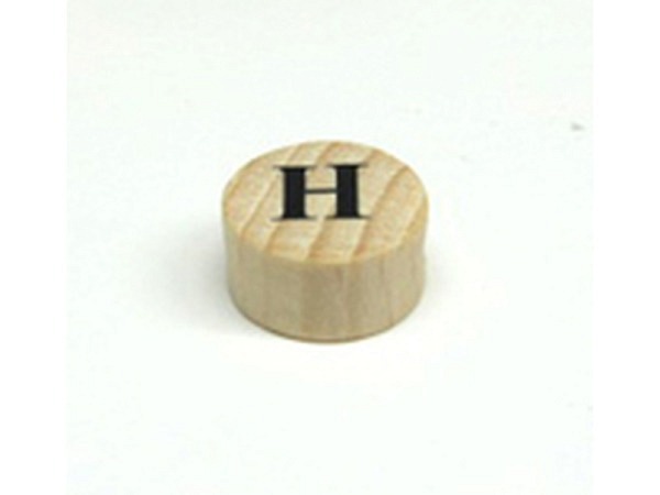Buchstabenperlen Ruff, Holzrondell Buchstabe