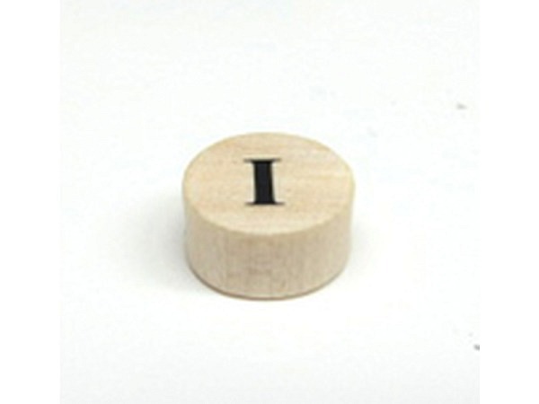 Buchstabenperlen Ruff, Holzrondell Buchstabe