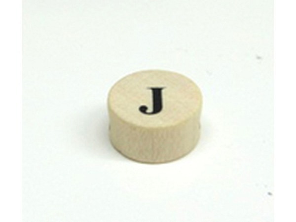 Buchstabenperlen Ruff, Holzrondell Buchstabe