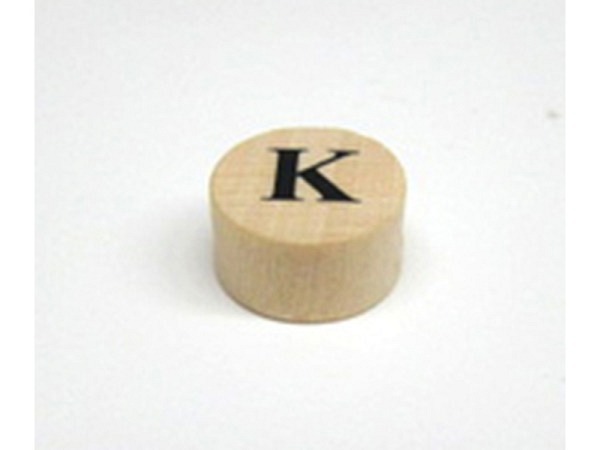 Buchstabenperlen Ruff, Holzrondell Buchstabe