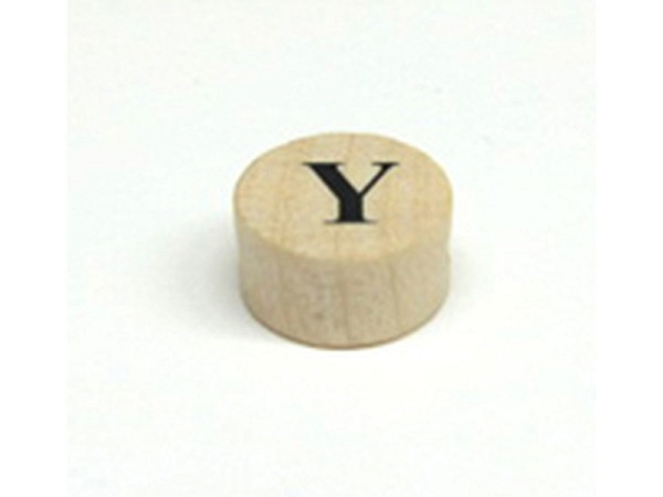 Buchstabenperlen Ruff, Holzrondell Buchstabe