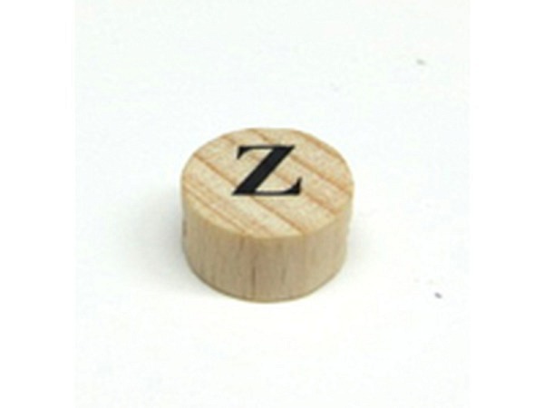 Buchstabenperlen Ruff, Holzrondell Buchstabe