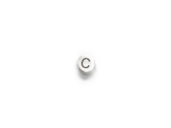 Buchstabenperlen Pracht, Metallrondell Buchstabe