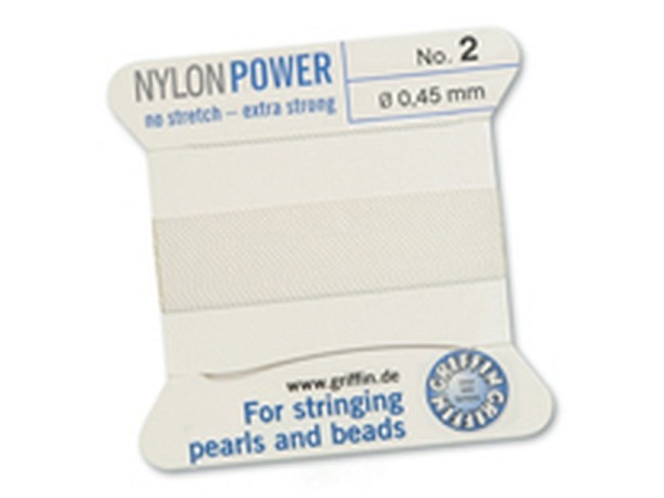 Aufreihseide Griffin Aufreih-Nylon 2m