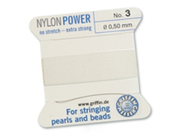 Aufreihseide Griffin Aufreih-Nylon 2m
