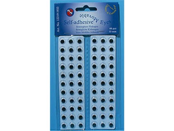 Wackelaugen Bottsa Wackelaugen selbstklebend 12mm / 54Stk