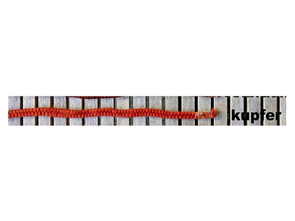 Puppenstube Haare Flechtzopf Kupfer p.m.