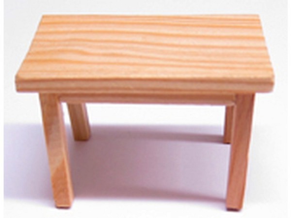 Miniatur Möbel Holztisch rechteckig 8x5x5cm