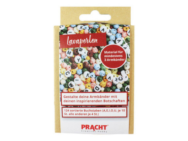 Schmuckset Pracht Armbänder Lavaperlen