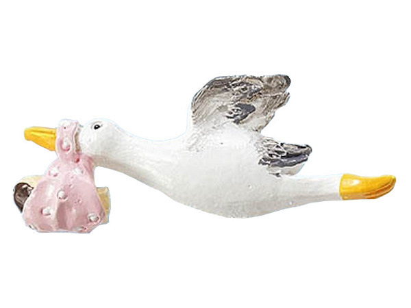 Miniatur Baby Miniatur Storch 6Stk