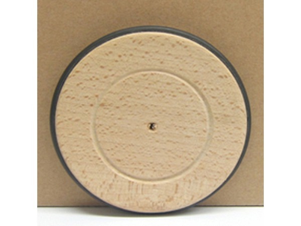 Miniatur Hobby Holzrad gummibereift 100mm