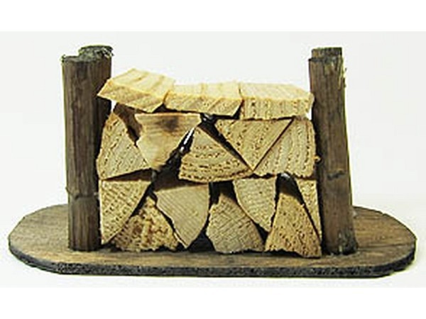 Miniatur Möbel Holzbeige gross 50x100mm