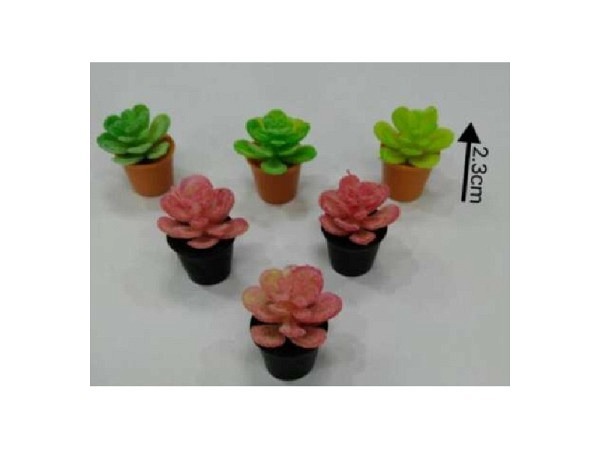 Miniatur Deko Blumentöpfe 2,3cm 3 Stück