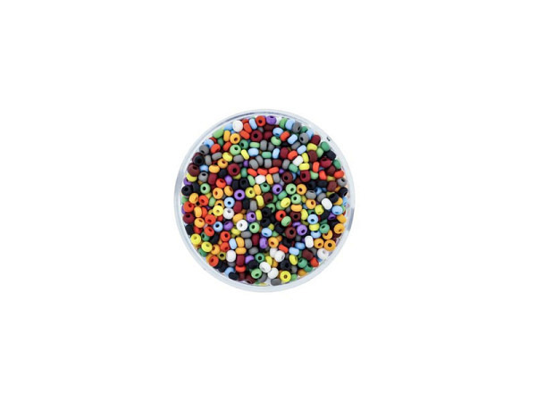 Rocailles Pracht Perlen 2,6mm mix matt