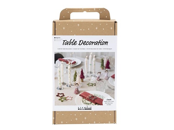 Tischdeko Creativ Company Kreativ Set, Engel, Weihnachtbäume, Sterne