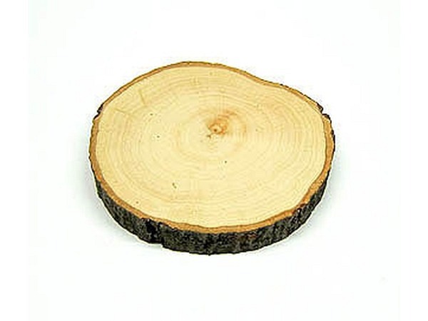 Holzscheibe Ruff Rindenbrett, rund