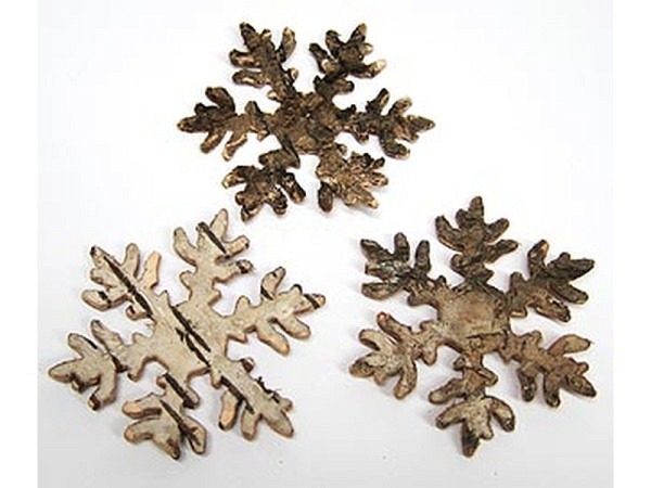 Holz E.C. Fischer Birkenrinden-Schneeflocke
